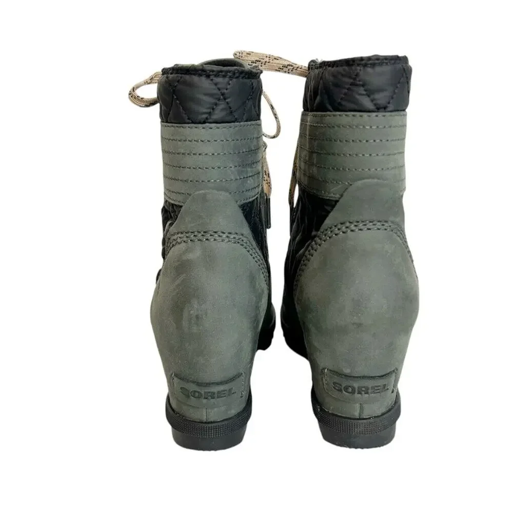 SOREL Lexie Wedge Quilted Waterproof Boots